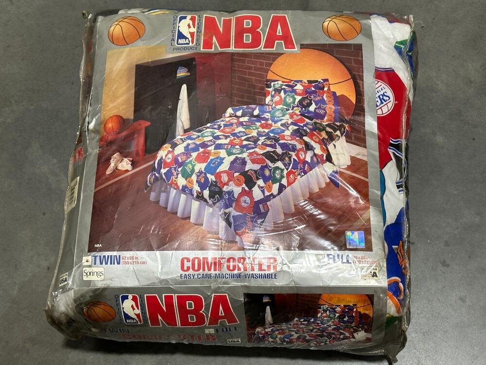 NBA Twin Comforter 62x86" Blanket Basketball Bedding Decor ~ 260825-WH 338
